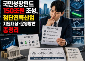 국민성장펀드 150조원 조성, 첨단전략산업…